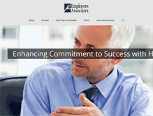 Tablet Screenshot of employersassociates.com